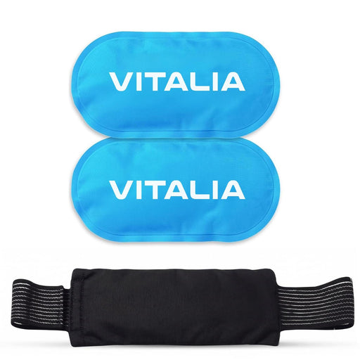 Compresa Gel Frio Calor Pack x2 con 1 Funda y Velcro Vitalia - foto principal del producto