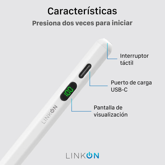 Lapiz Pencil Tactil Para Apple iPad Linkon Pantalla Digital - imagen adicional