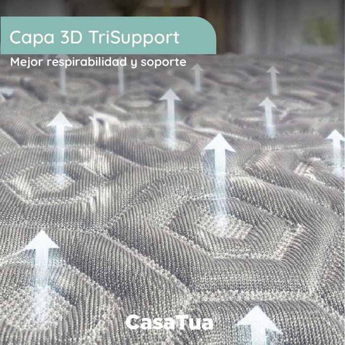 Cubre Colchon 1,5 Plazas Impermeable CasaTua Efecto Cooling - imagen adicional