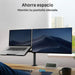 Soporte Brazo Doble Para Monitor Notebook Linkon Escritorio - imagen de uso