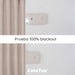 Cortina Blackout 100% 135x220cm Tipo Gamuza Casatua Set de 2 - detalle del producto