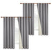 Cortina 100% Blackout Engomada Termica X4 Casatua Tipo Lino - foto principal del producto