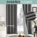Cortina 100% Blackout Engomada Termica x2 Casatua Tipo Lino - imagen 14