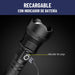 Linterna Led Tactica Maxwell Recargable Zoom Alcance +700m - imagen 9