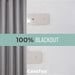Cortina 100% Blackout Engomada Termica X4 Casatua Tipo Lino - detalle del producto