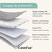 Cubre Colchon Super King Impermeable CasaTua Efecto Cooling - contenido y accesorios