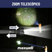Linterna Led Tactica Maxwell Recargable Zoom Alcance +700m - imagen de uso