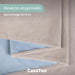 Cortina Blackout 100% 135x220cm Tipo Gamuza Casatua Set de 2 - imagen adicional