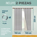 Cortina 100% Blackout Engomada Termica X4 Casatua Tipo Lino - imagen 13