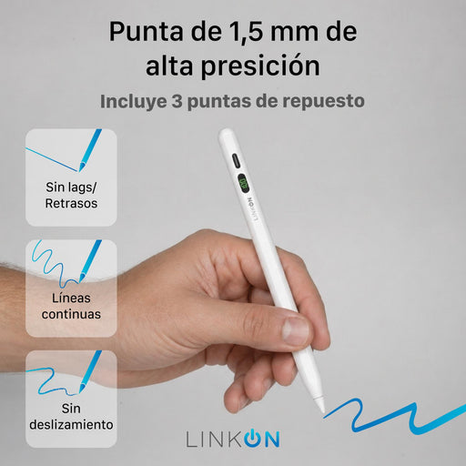 Lapiz Pencil Tactil Para Apple iPad Linkon Pantalla Digital - detalle del producto