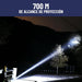Linterna Led Tactica Maxwell Recargable Zoom Alcance +700m - contenido y accesorios